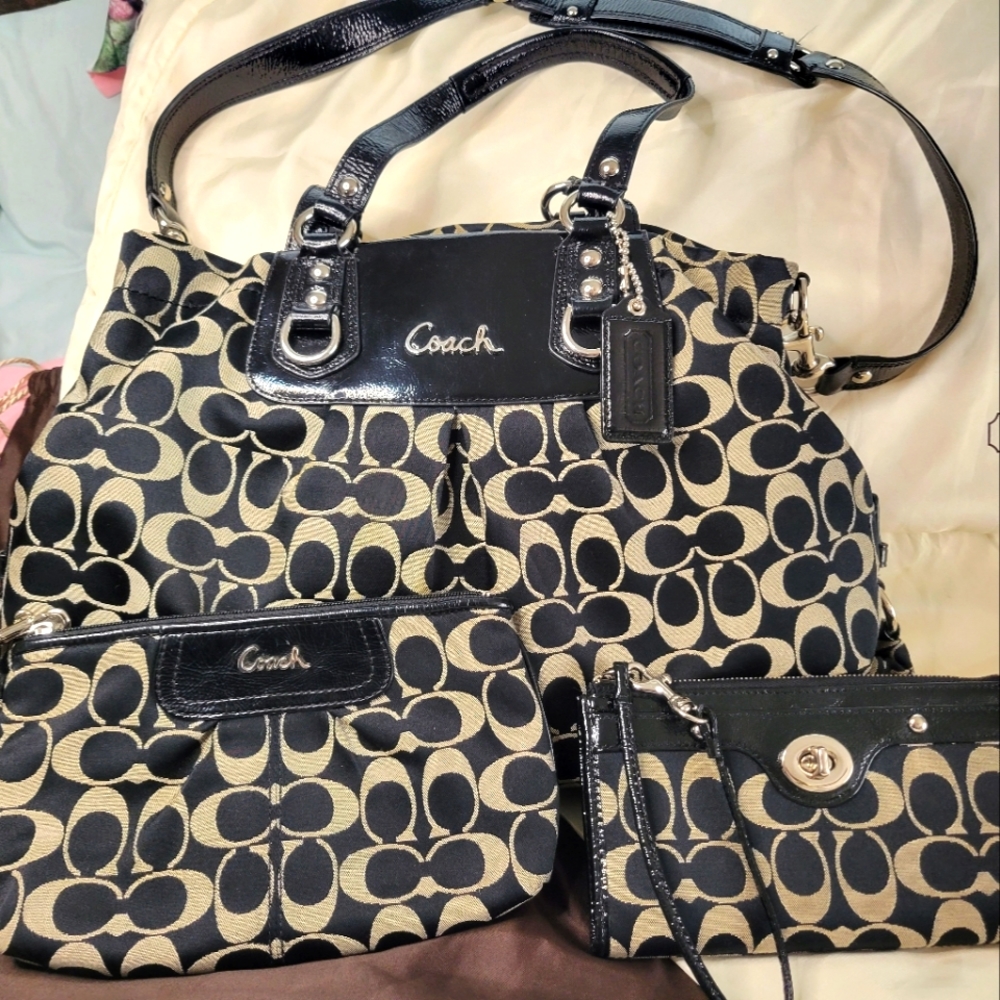 Like New Coach Ashley Signature set